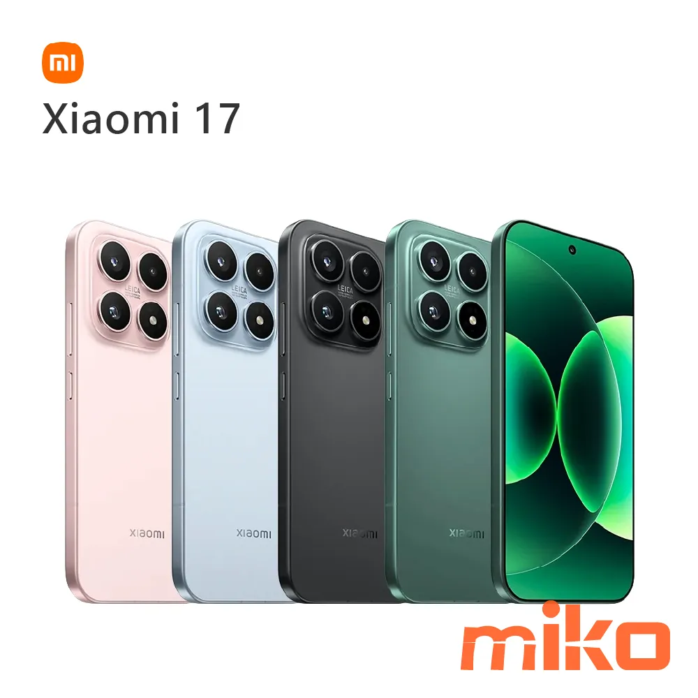 Xiaomi 17的每個細節均經過精心琢磨，無論是6.3 的纖巧機身、19.69 的精密比例，還是優雅的弧形曲線，皆體現對工藝與品質的執著